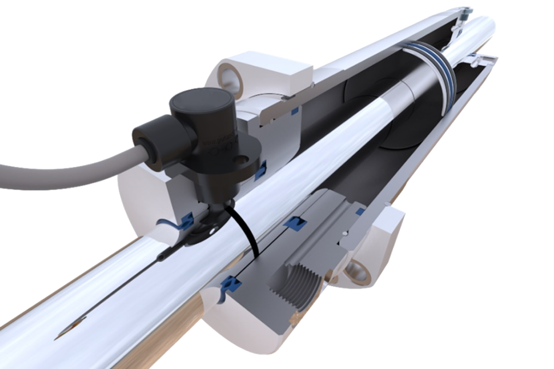 Single position sensor Single position series is a patented smart optical device, which is usually combined with a hydraulic steering cylinder.